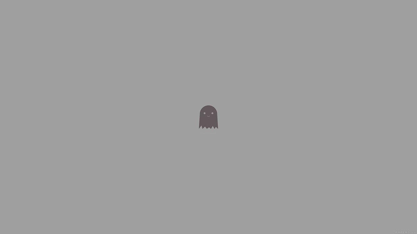1366x768 Cute Ghost Art Character Illust .