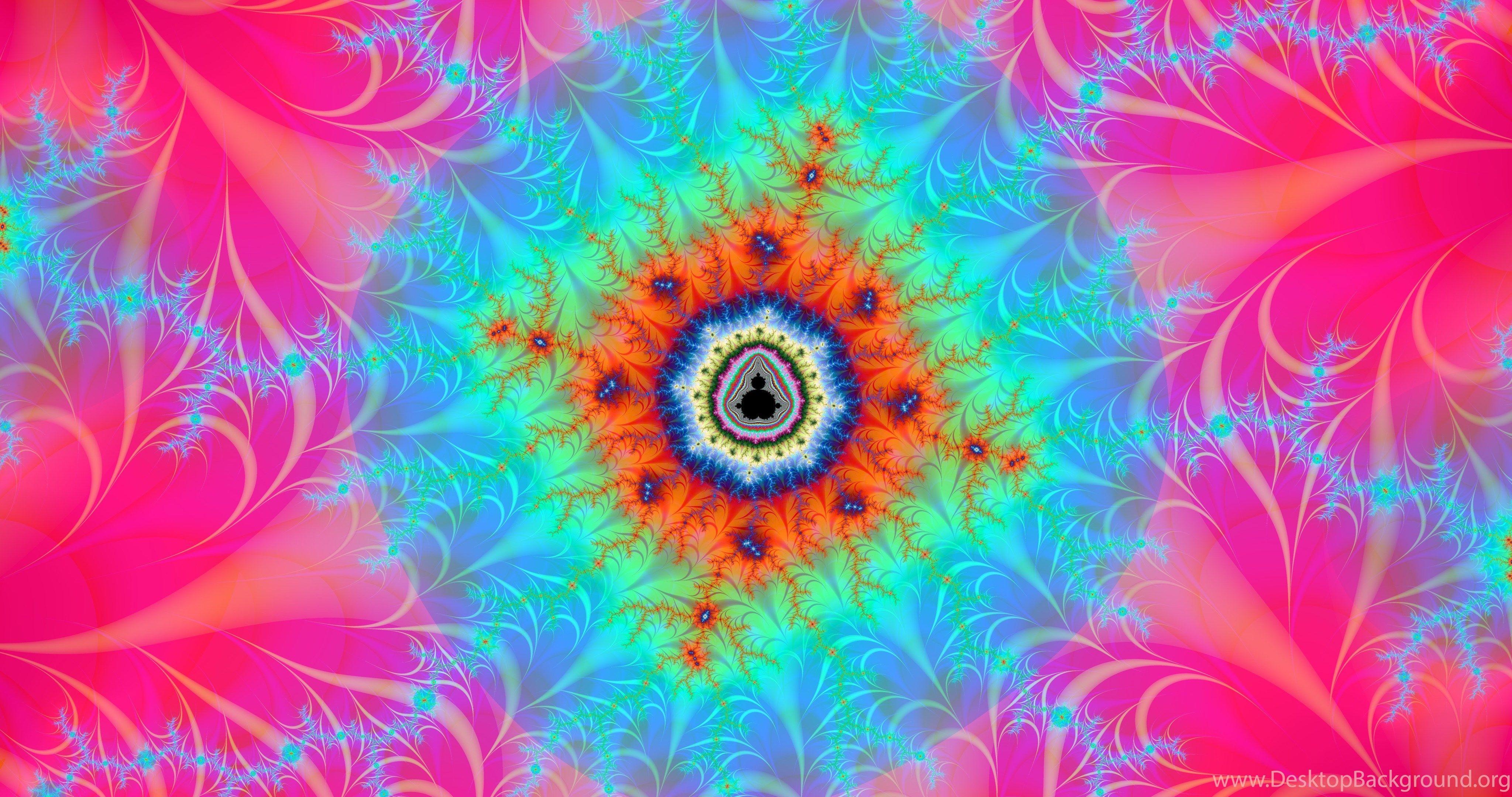 4096x2160 Fractal, Abstract, Psychedelic Wallpaper HD / Desktop And Mobile