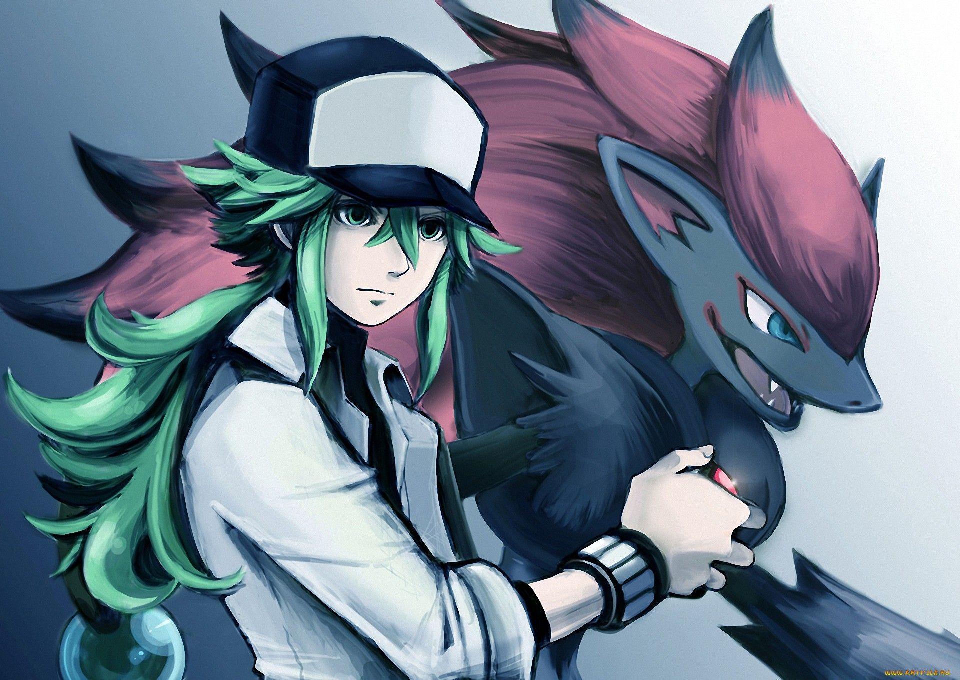 1920x1359 Prince N Harmonia and his Zoroark(pokemon) Photo