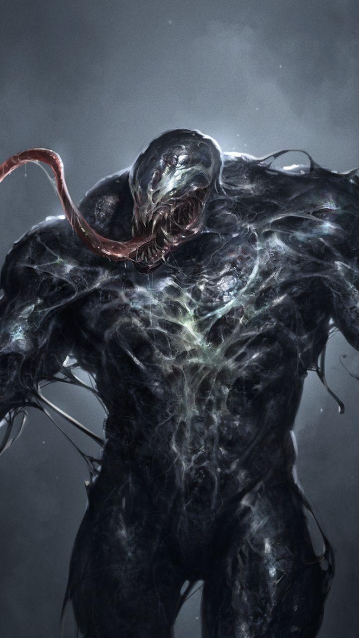 720x1280 Dark, villain, creepy venom, art wallpaper. Venom art, Marvel