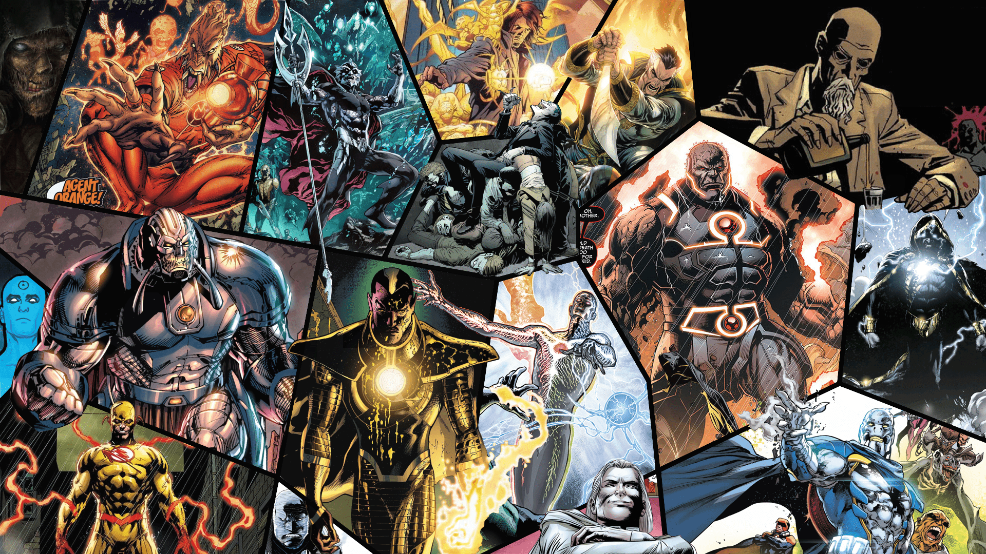 1920x1080 Here's a wallpaper I made with my favorite villains, hope you like