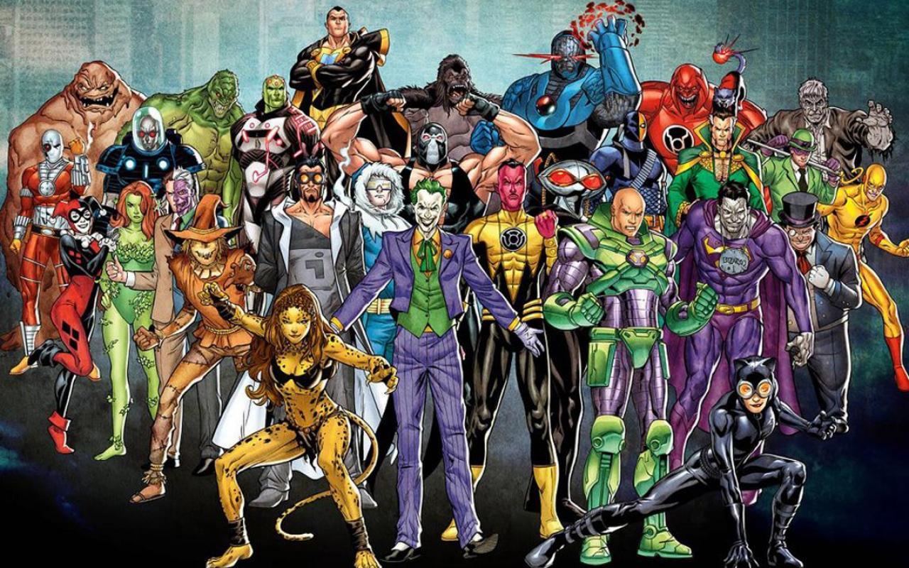 1280x800 DC Superheroes Wallpaper