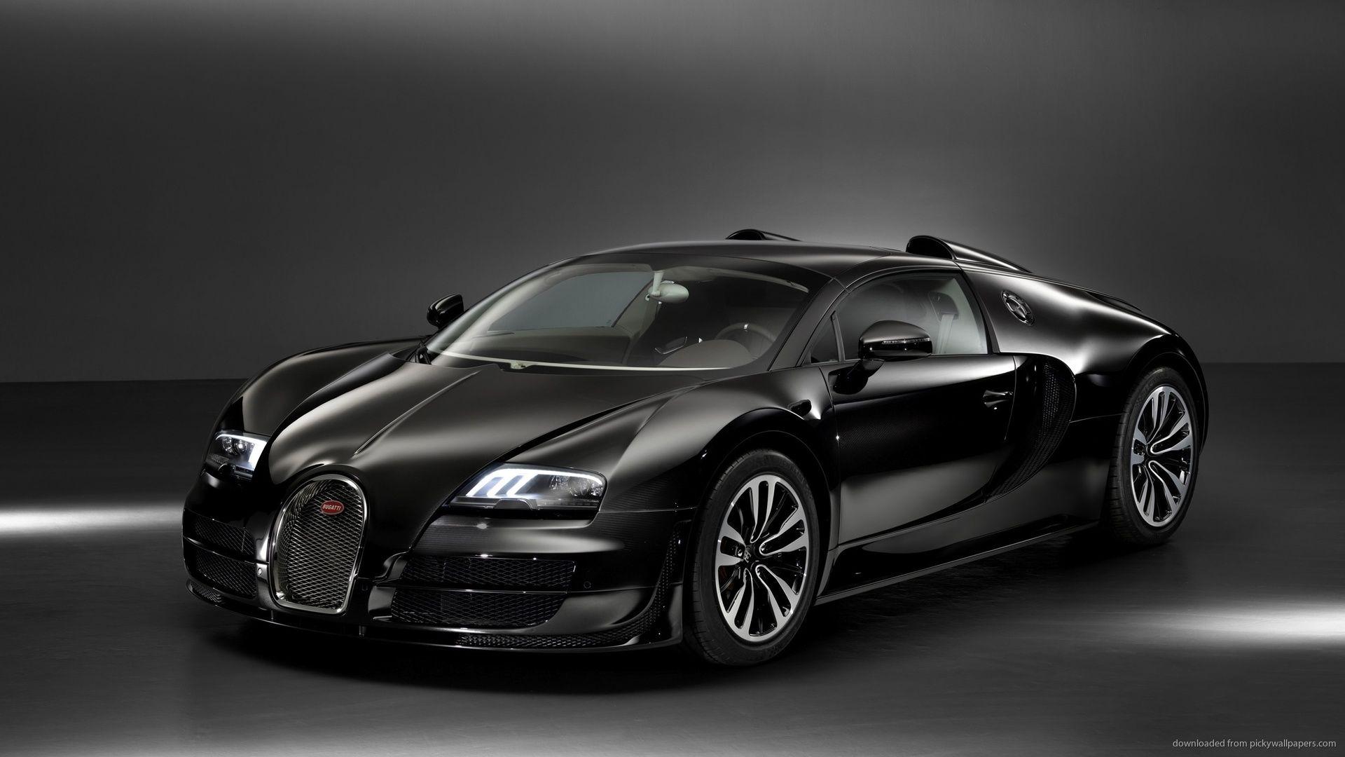 1920x1080 Black Bugatti Veyron Car Wallpaper Picture For iPhone Blackberry