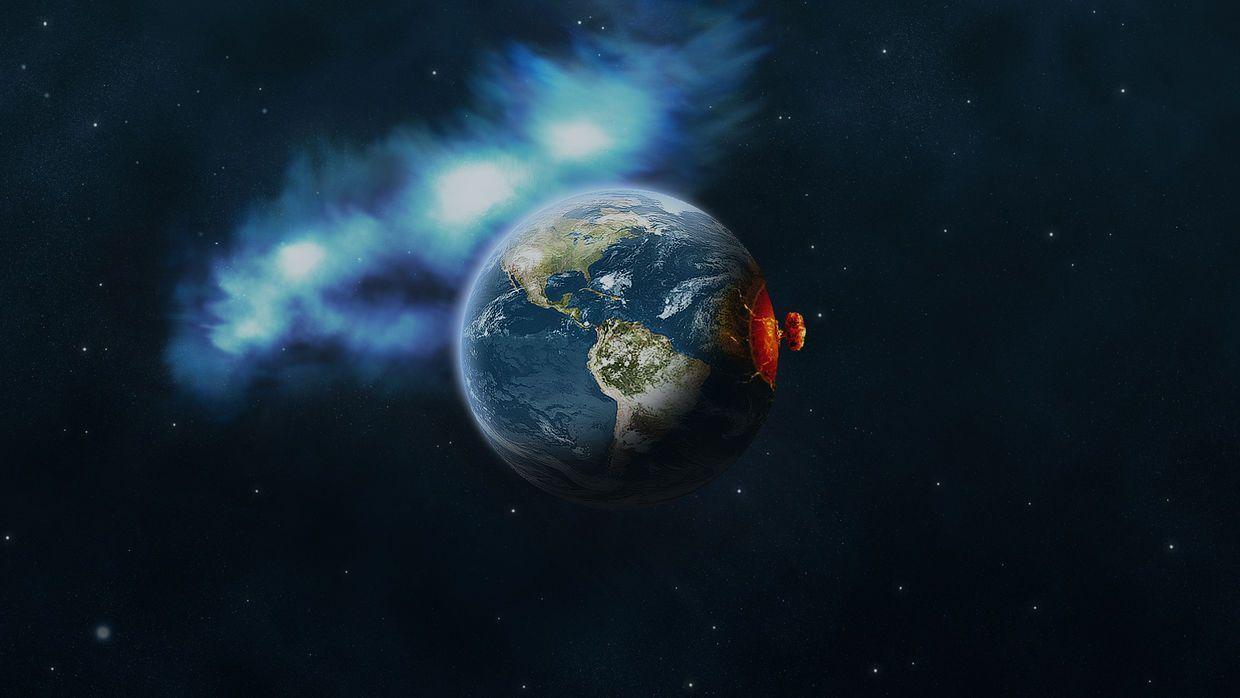 1240x698 Volcanic Eruption From Space. Nasa picture, Scifi fantasy art