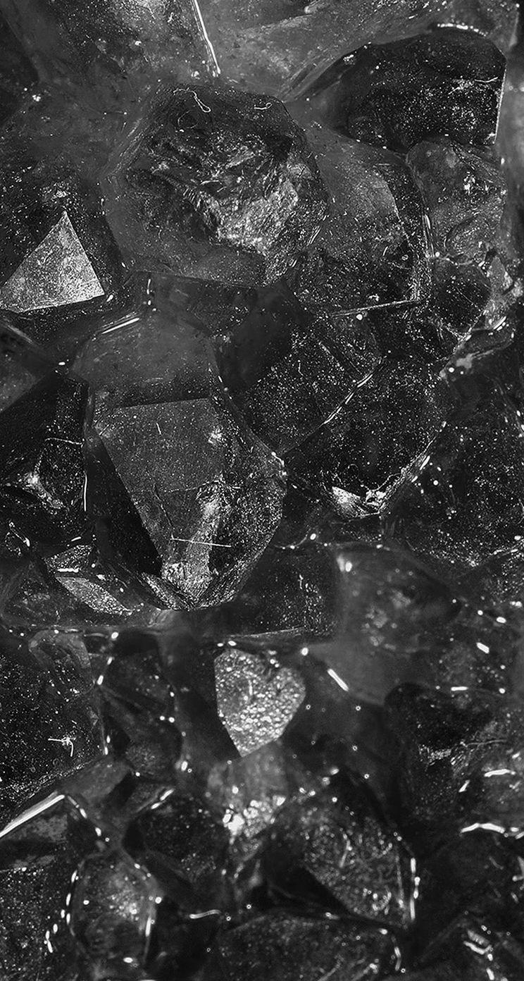 744x1392 Black And White Diamond Wallpaper
