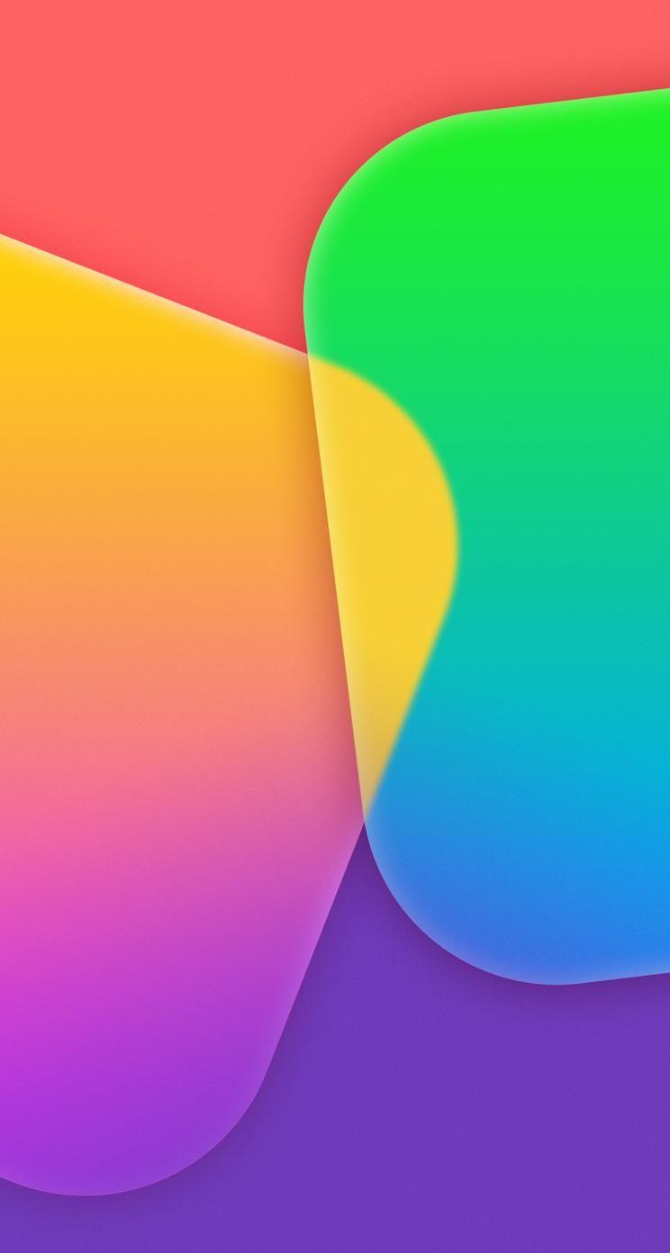 Hình nền iPhone 744x1392 Hình nền đầy màu sắc Hình nền nghệ thuật hình dạng đầy màu sắc Iwallpaper