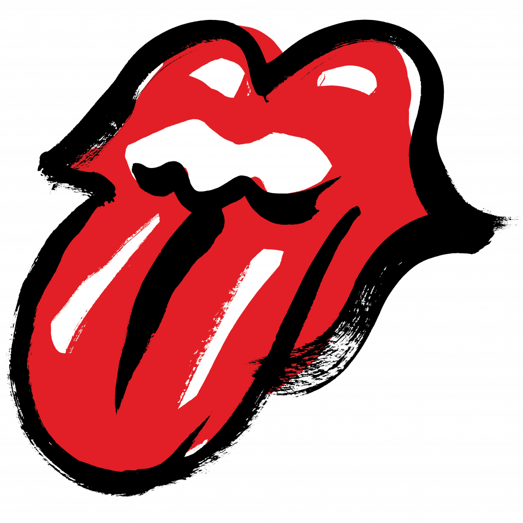 1024x1024 The Rolling Stones Brush Logo Lips Art. Artistas musicales, Artes