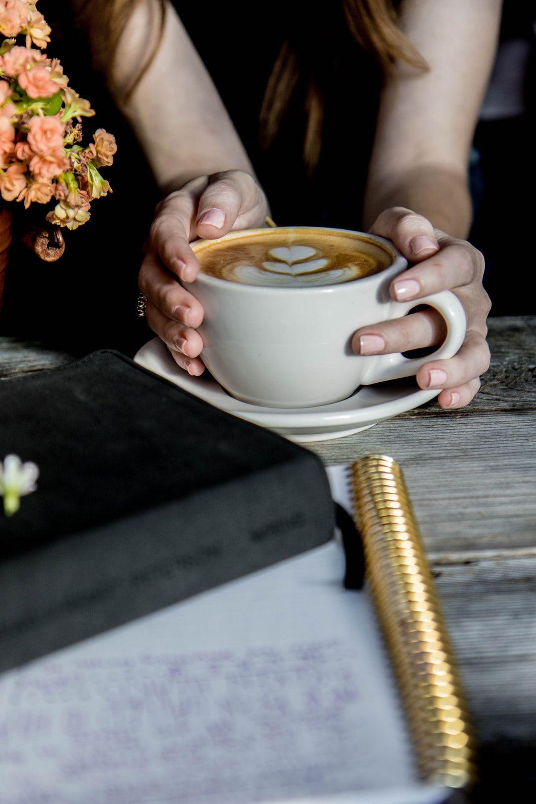 1080x1620 Girl With Coffee Picture. Download Free Image