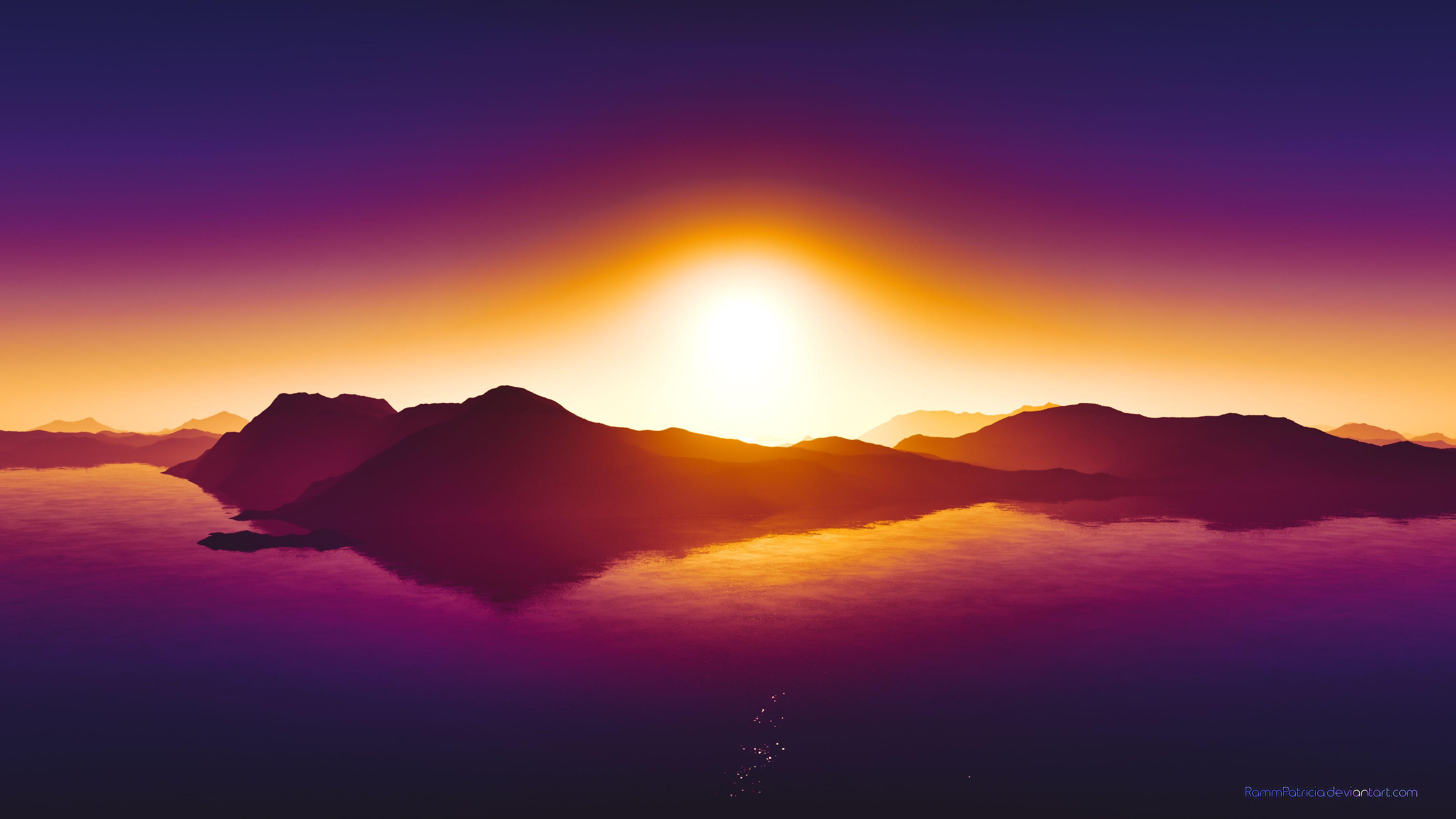 3840x2160 Summer Sunset 4k, HD Nature, 4k Wallpaper, Image, Background