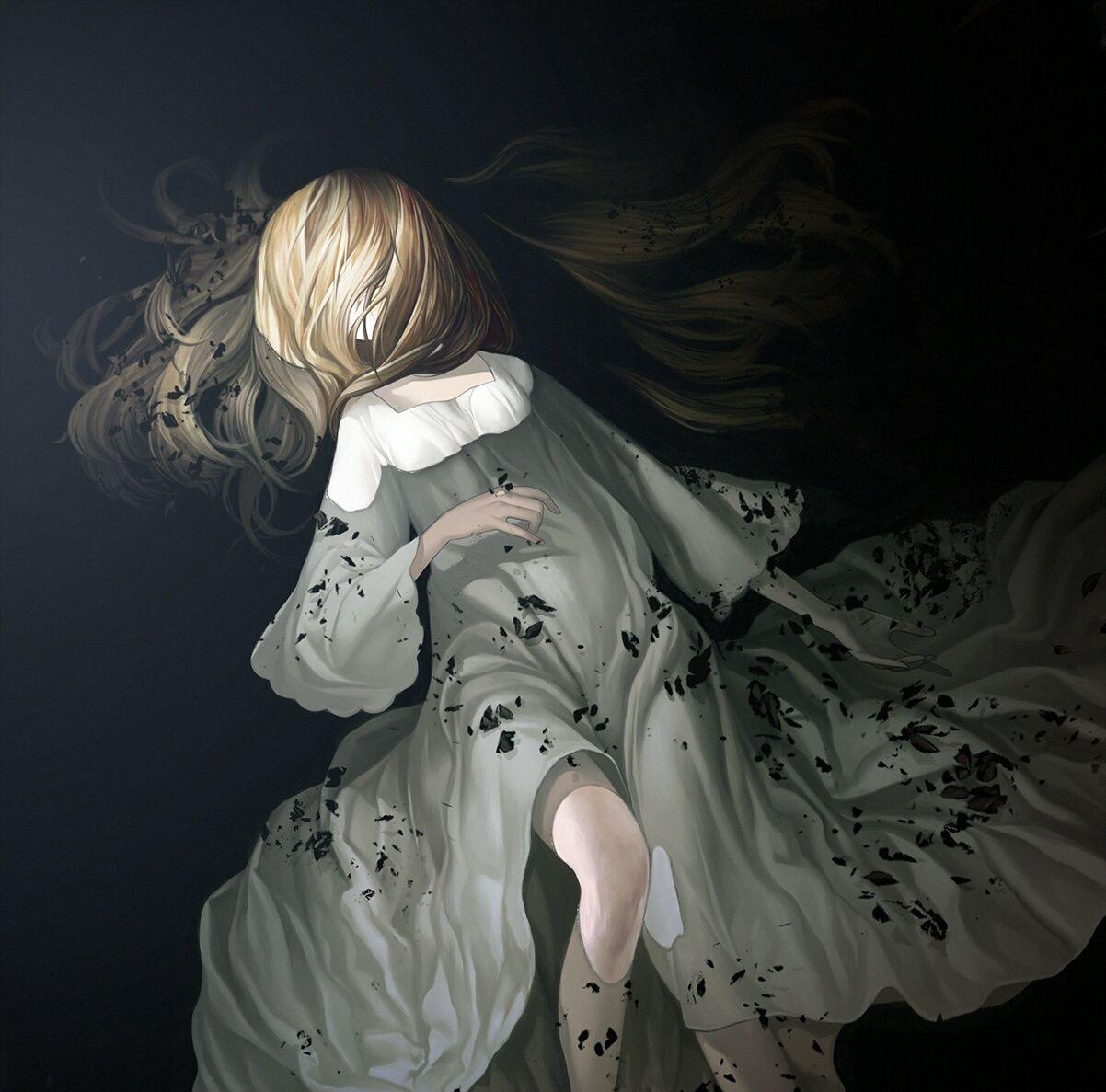 1202x1187 Creepy anime girl discovered