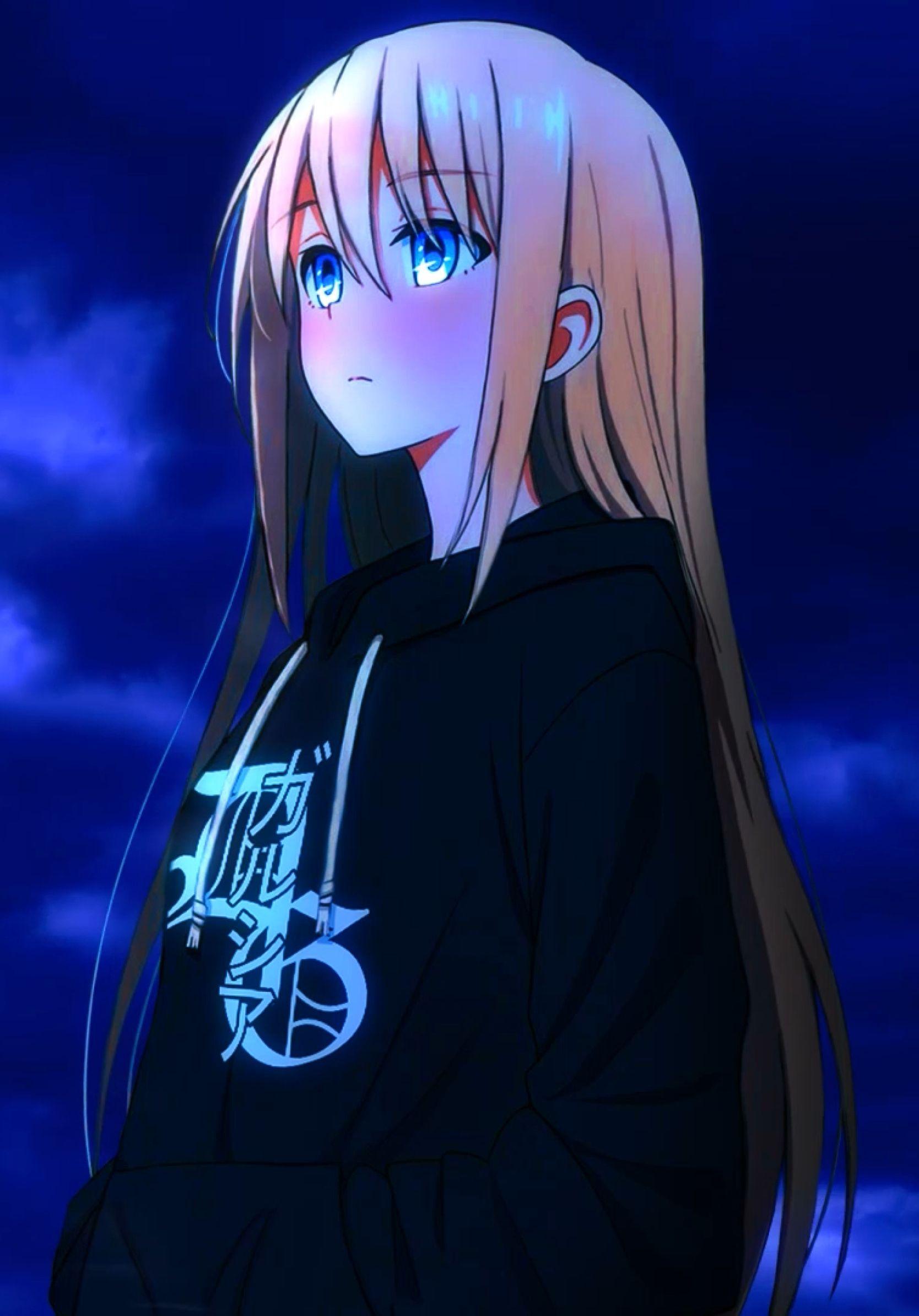 1668x2388 Blonde Blue Eye Anime Girl 1668x2388 Resolution