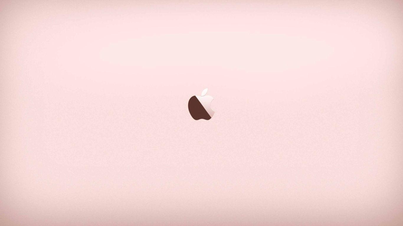 1366x768 Apple Rose Gold MacBook Air Wallpaper Download