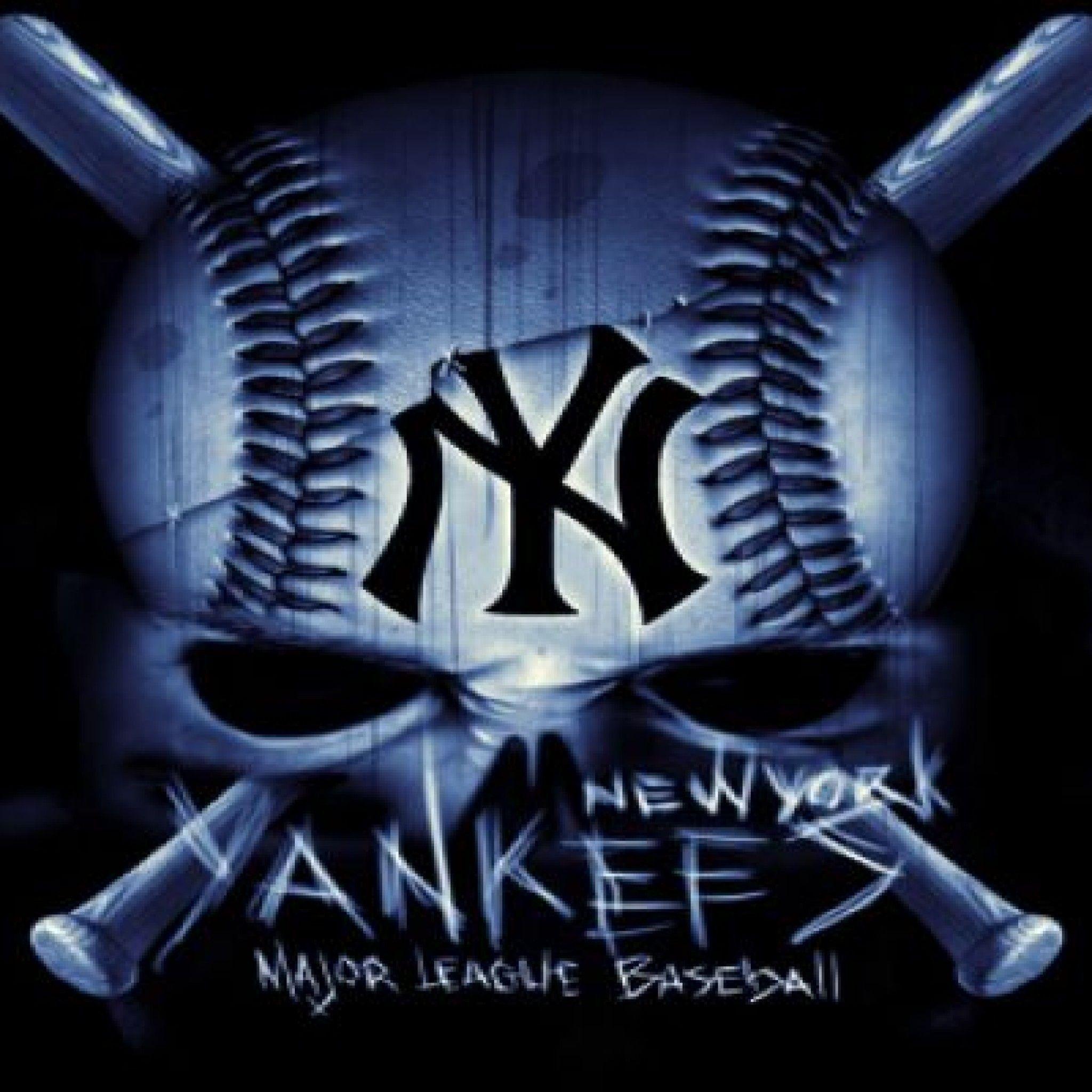 2048x2048 Yankees Logo Wallpaper