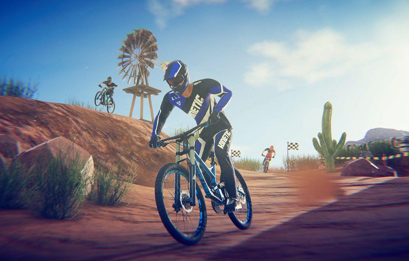 1332x850 Wallpaper bike, game, bicycle, Cycling, Descenders image