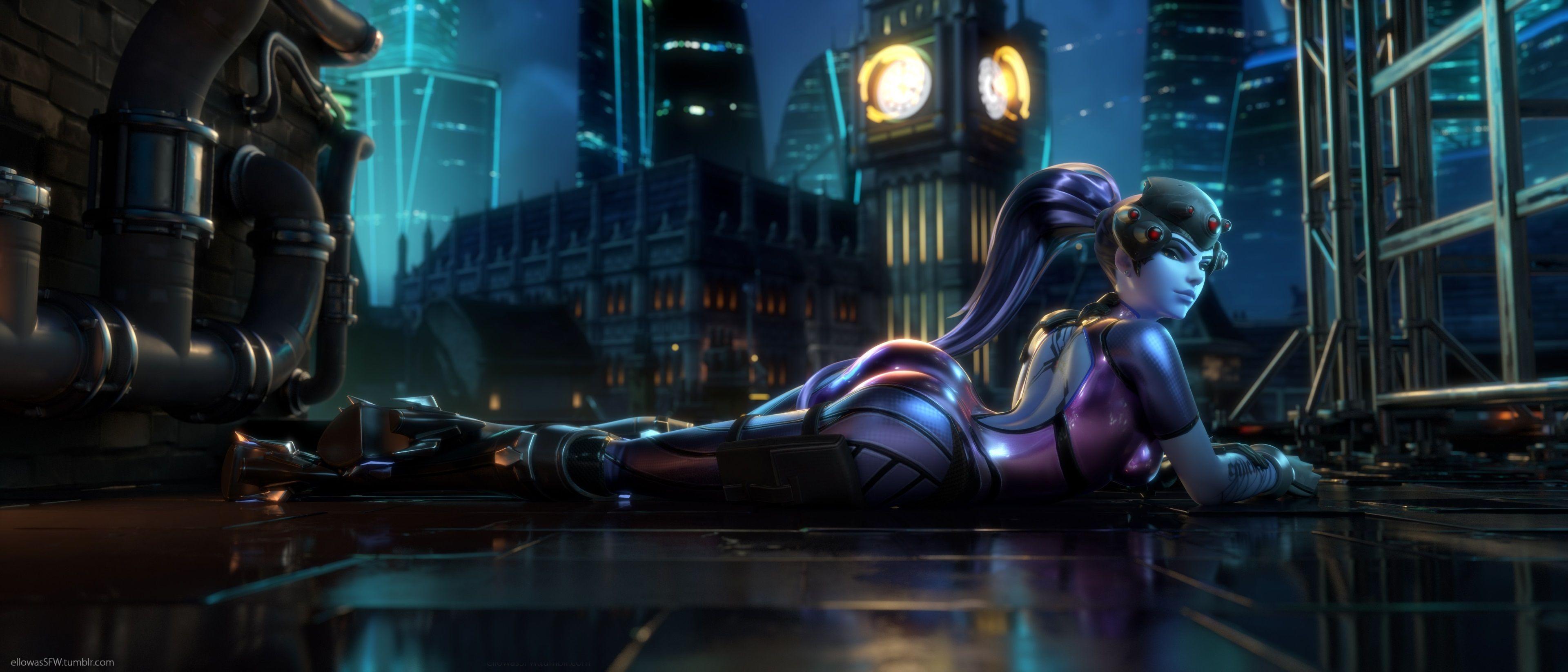 3840x1646 widowmaker 4k cool pc wallpaper. Overwatch wallpaper
