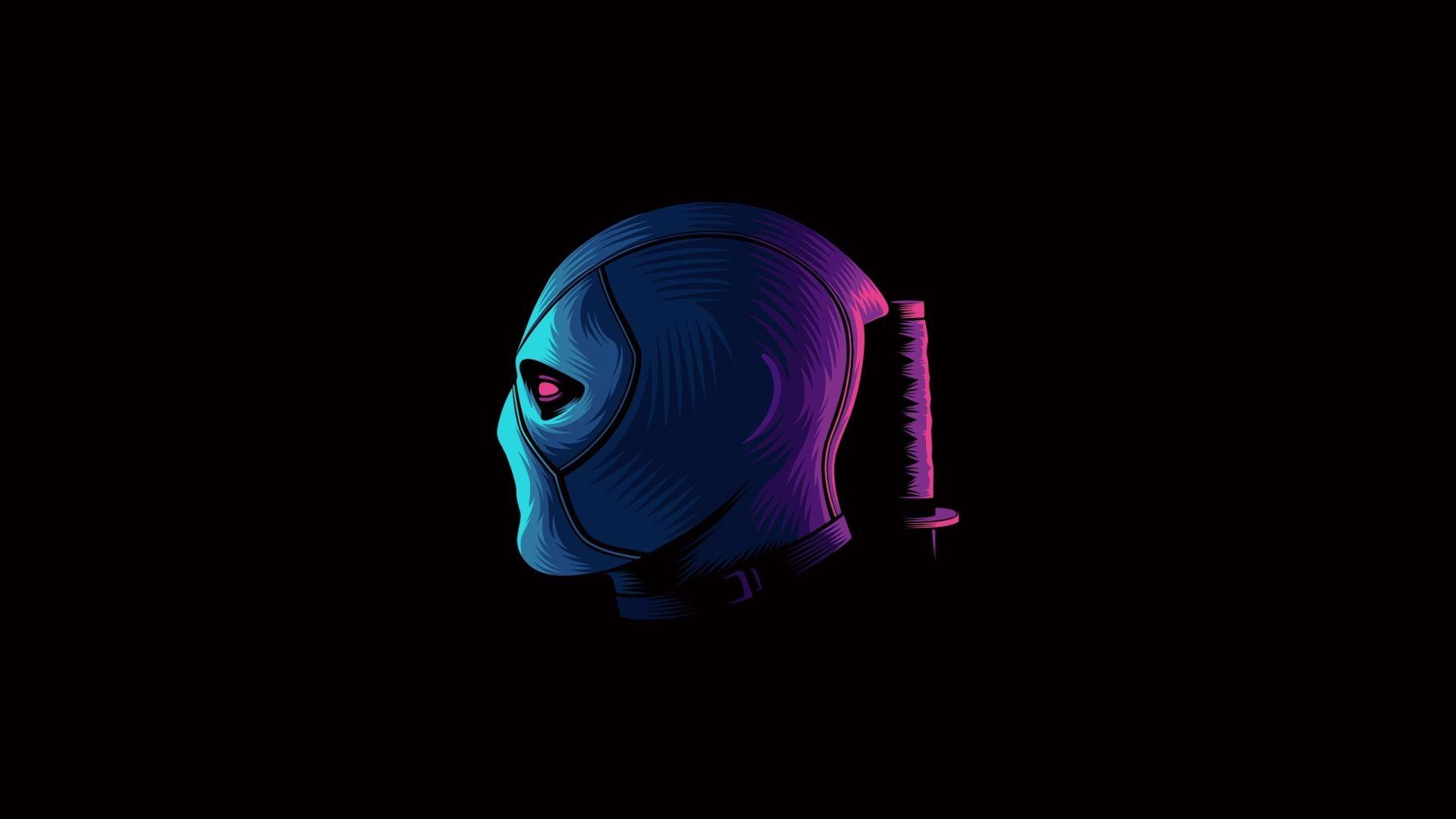 1920x1080 Deadpool Neon Minimal 1080P Laptop Full HD Wallpaper, HD