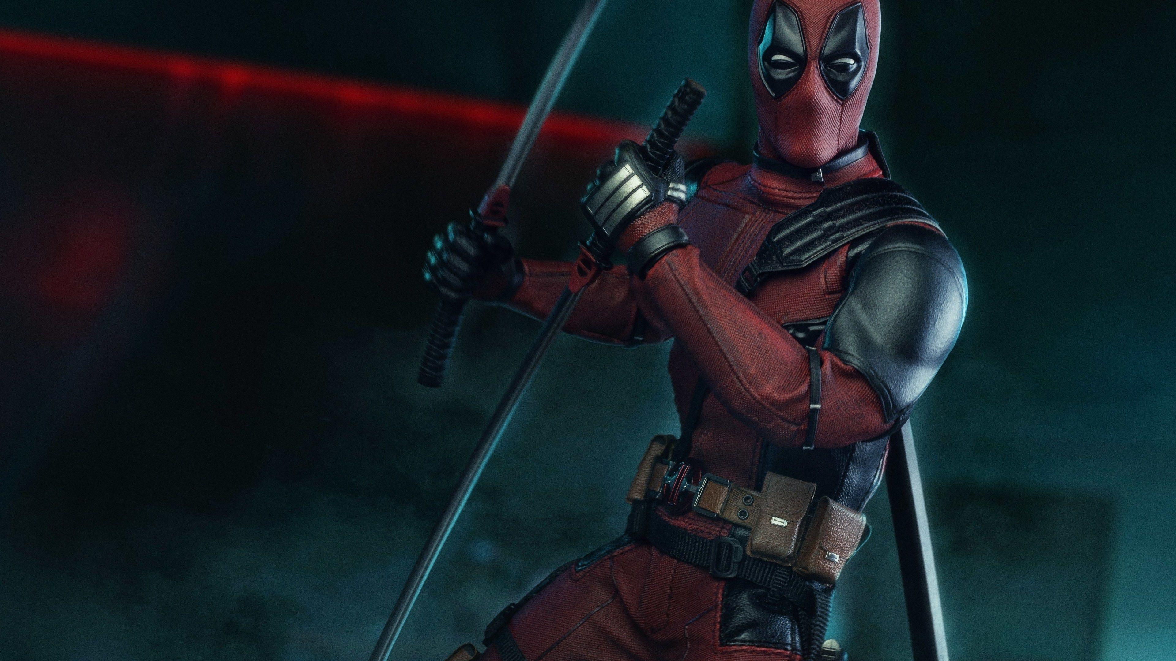 3840x2160 Wallpaper 4k Deadpool With Swords 4k 4k Wallpaper, Deadpool