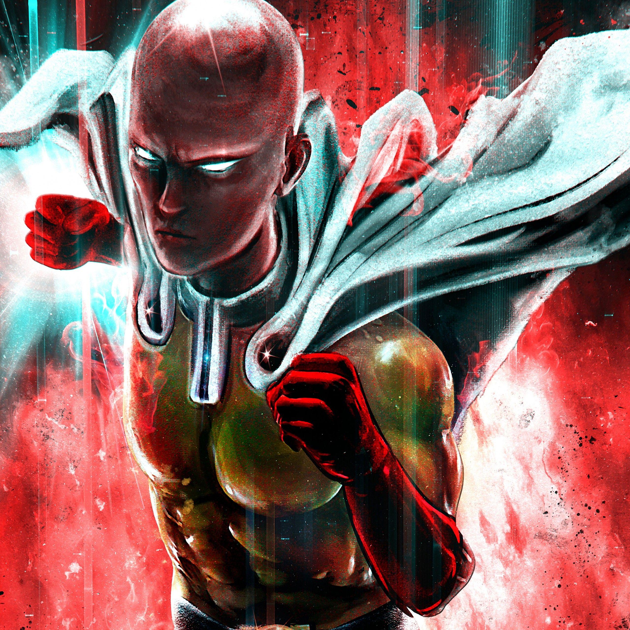 Locked screen wallpapper - saitama, one punch man. Papel de HD phone  wallpaper