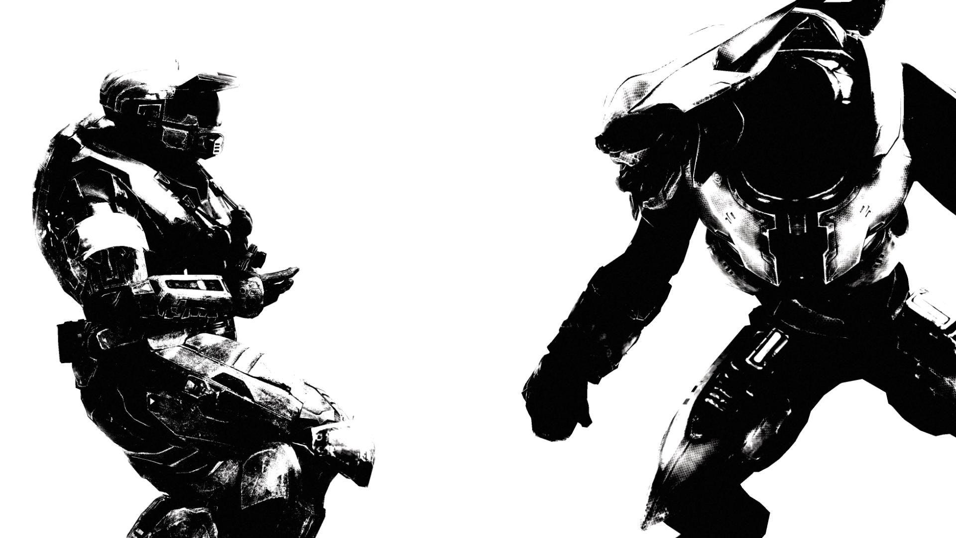 Halo Black and White Wallpapers - Top Free Halo Black and White