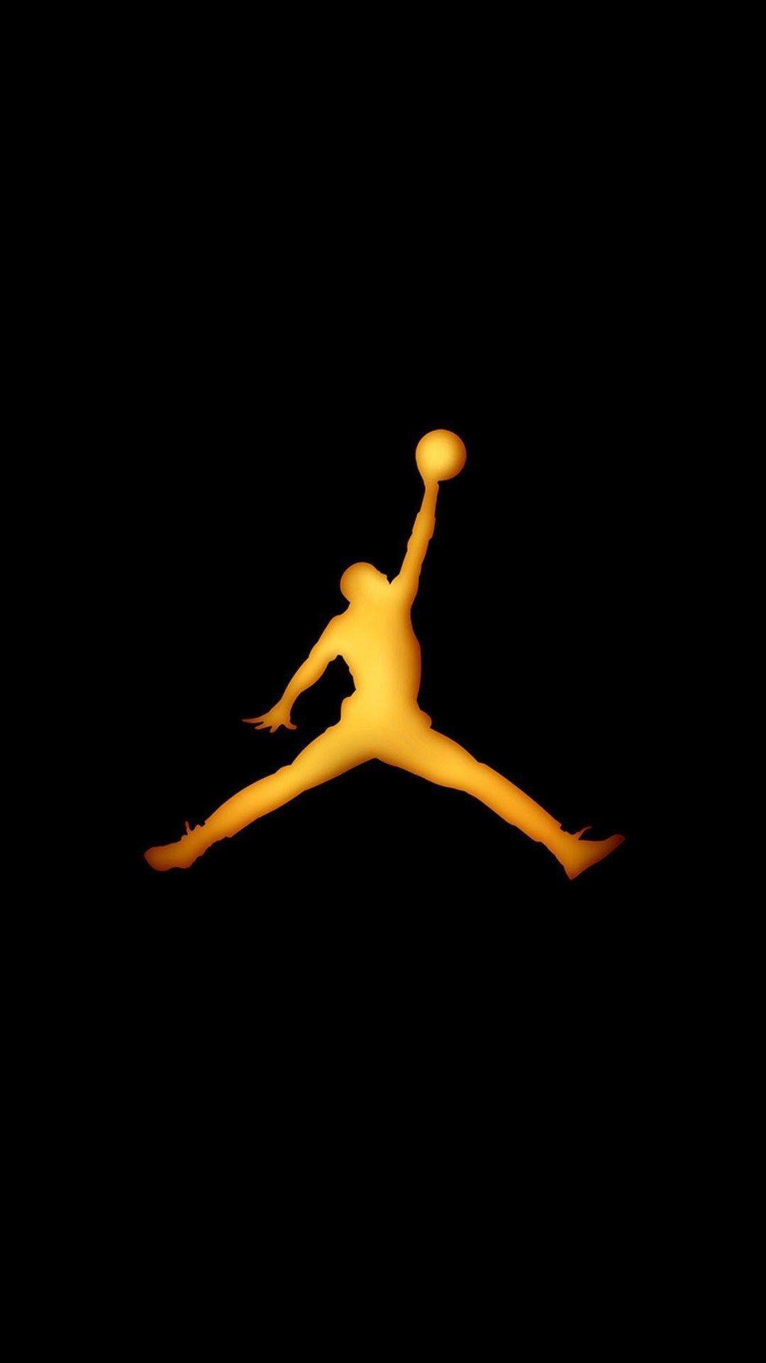 1080x1920 Black And Gold Jordans Wallpaper