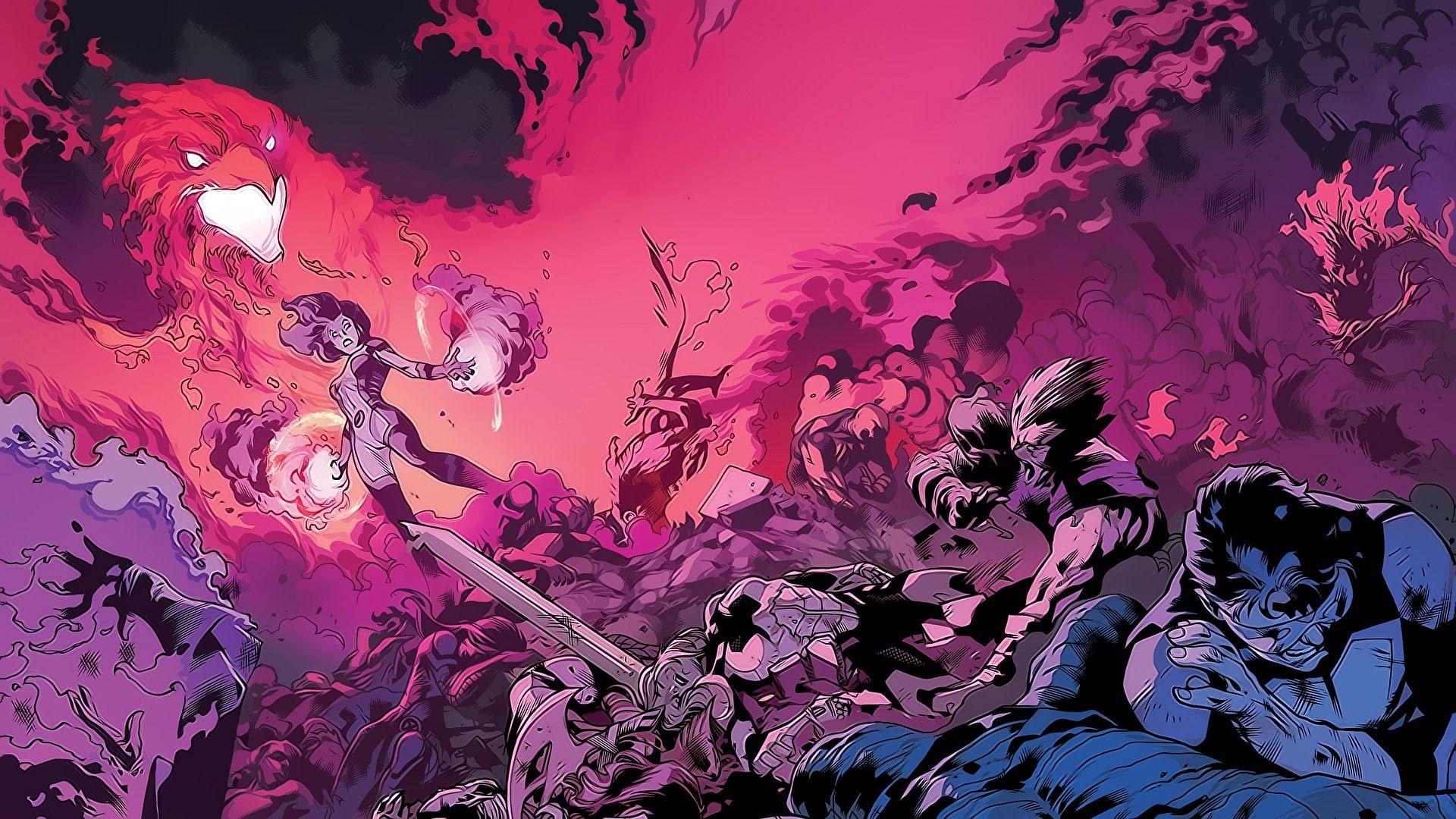 1920x1080 #Jean Grey, #Dark Phoenix, #comic books, #Cyclops, #Marvel