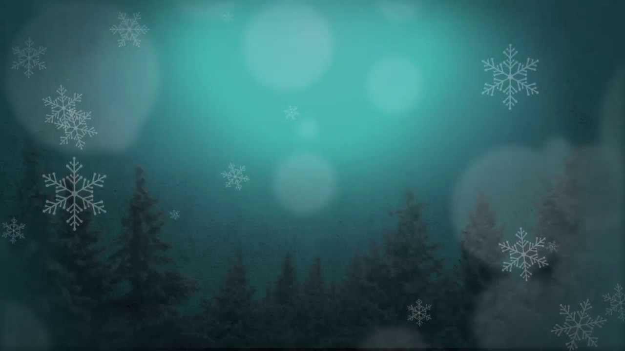 1280x720 Winter Christmas Scene Moving Background Loop FREE