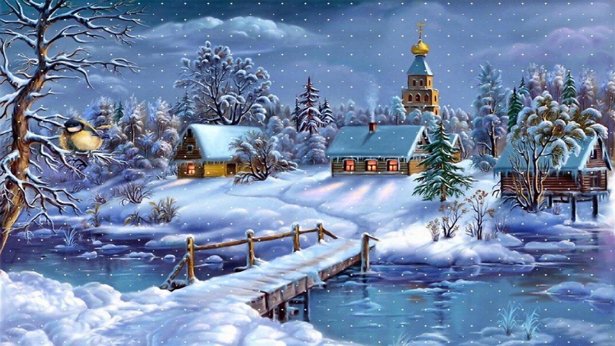 Night Christmas Wallpapers  Wallpaper Cave