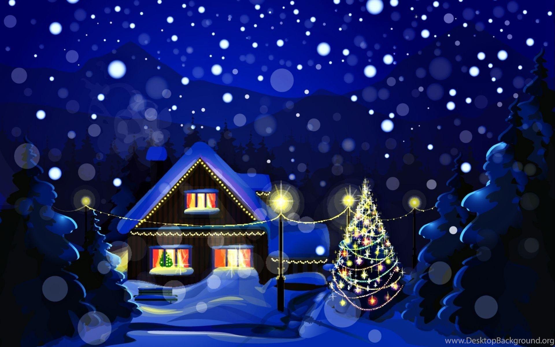 冬日雪地圣诞背景素材免费下载 - 觅知网