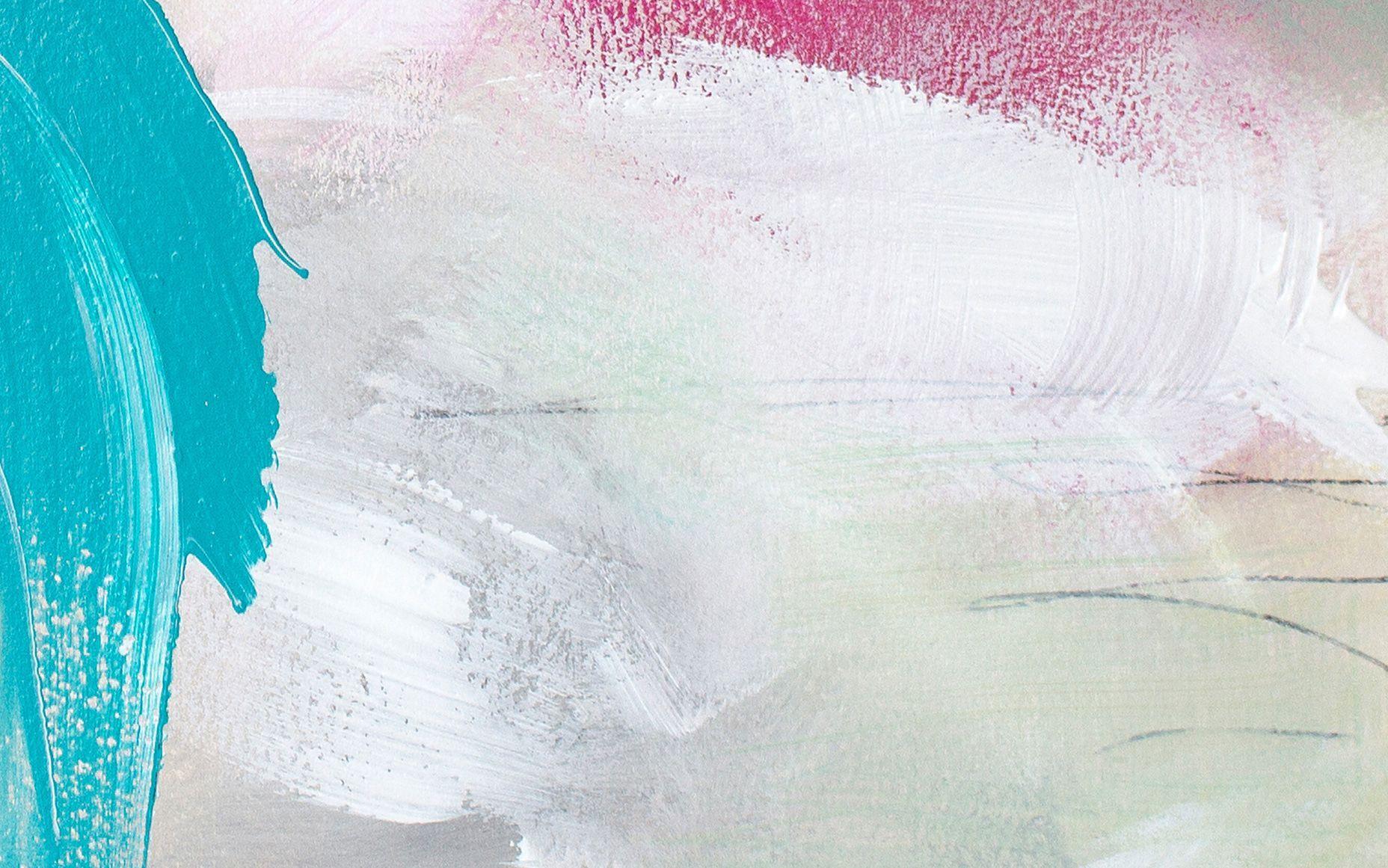 1856x1161 Blue Pink White Painted Desktop Wallpaper Screensaver. Macbook