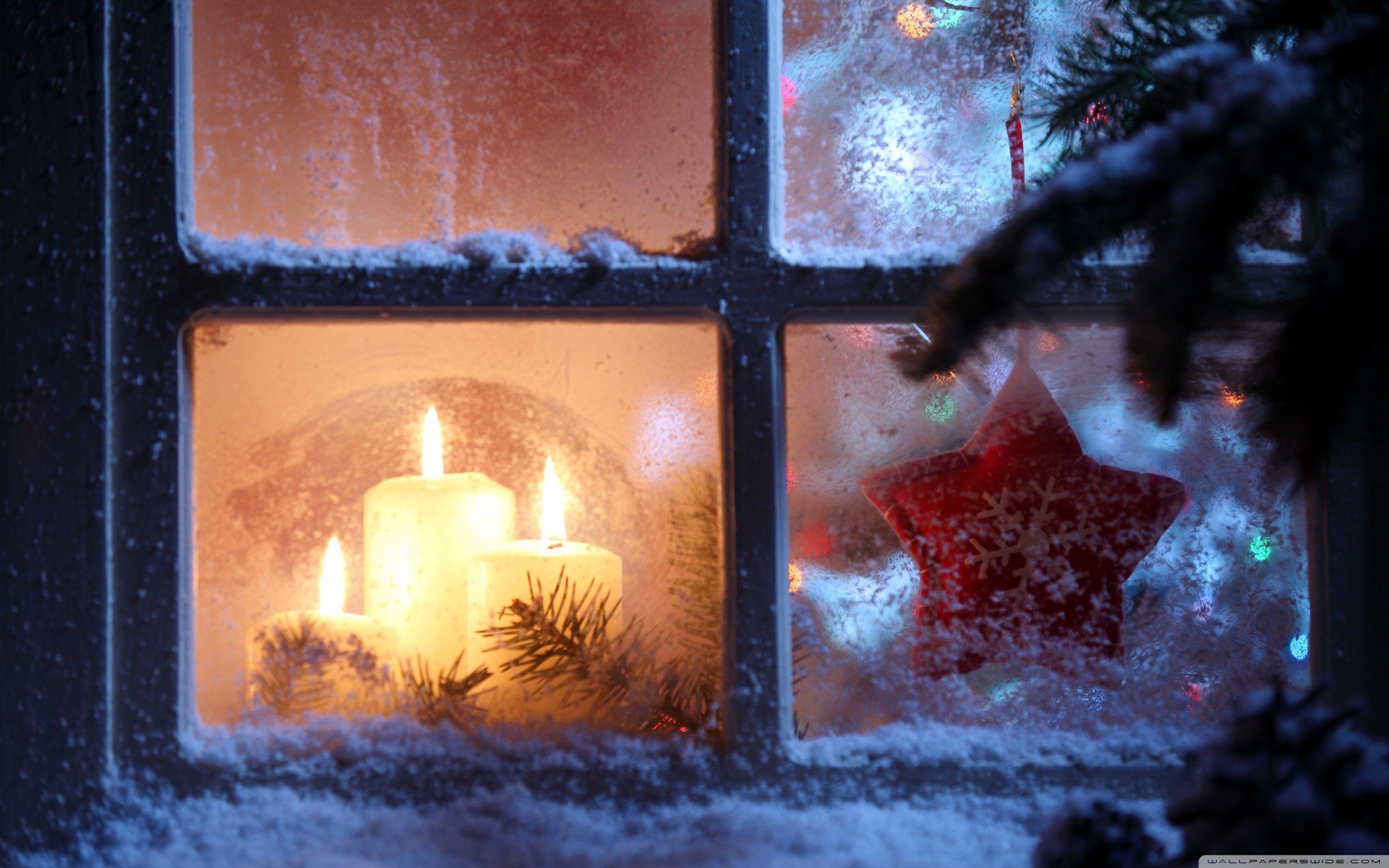 2880x1800 Christmas Night Wallpaper