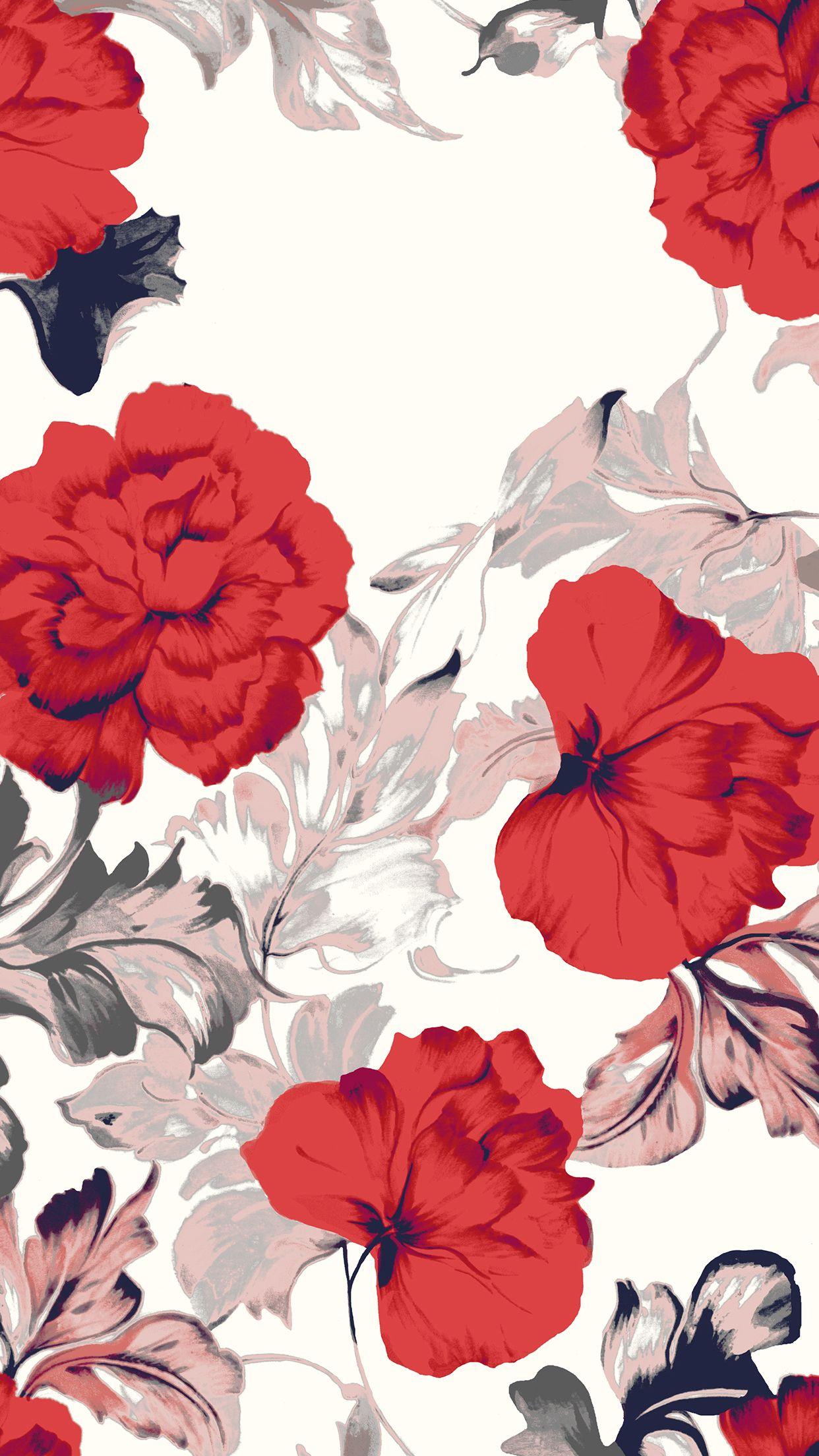 1242x2208 iPhone Wallpaper. Red, Hawaiian hibiscus, Flower, Petal, Plant, Floral design