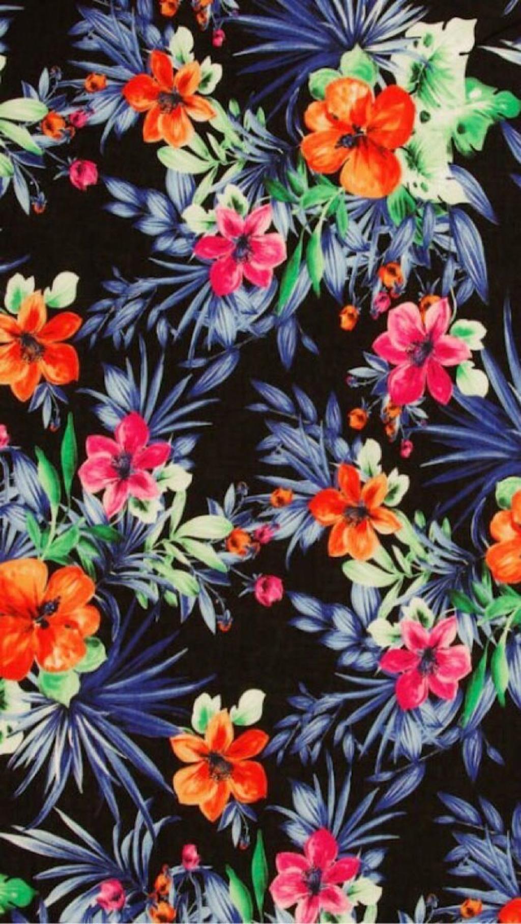 1024x1817 Hawaiian Flowers Wallpaper