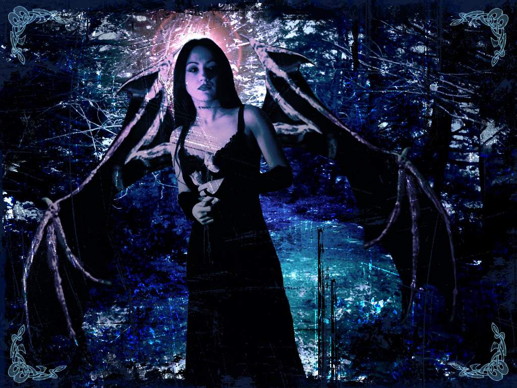 1024x768 Fallen Angel. Free HQ wallpaper