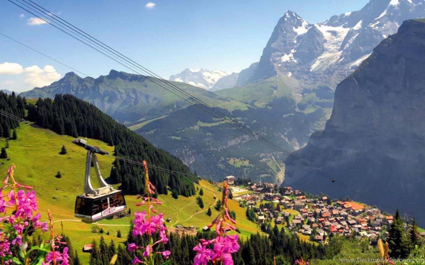 1680x1050 Swiss Alps HD Wallpaper