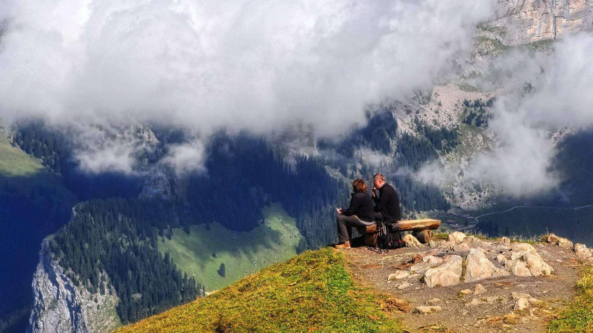 1920x1080 Mount Männlichen, Swiss Alps Desktop wallpaper 1920x1080