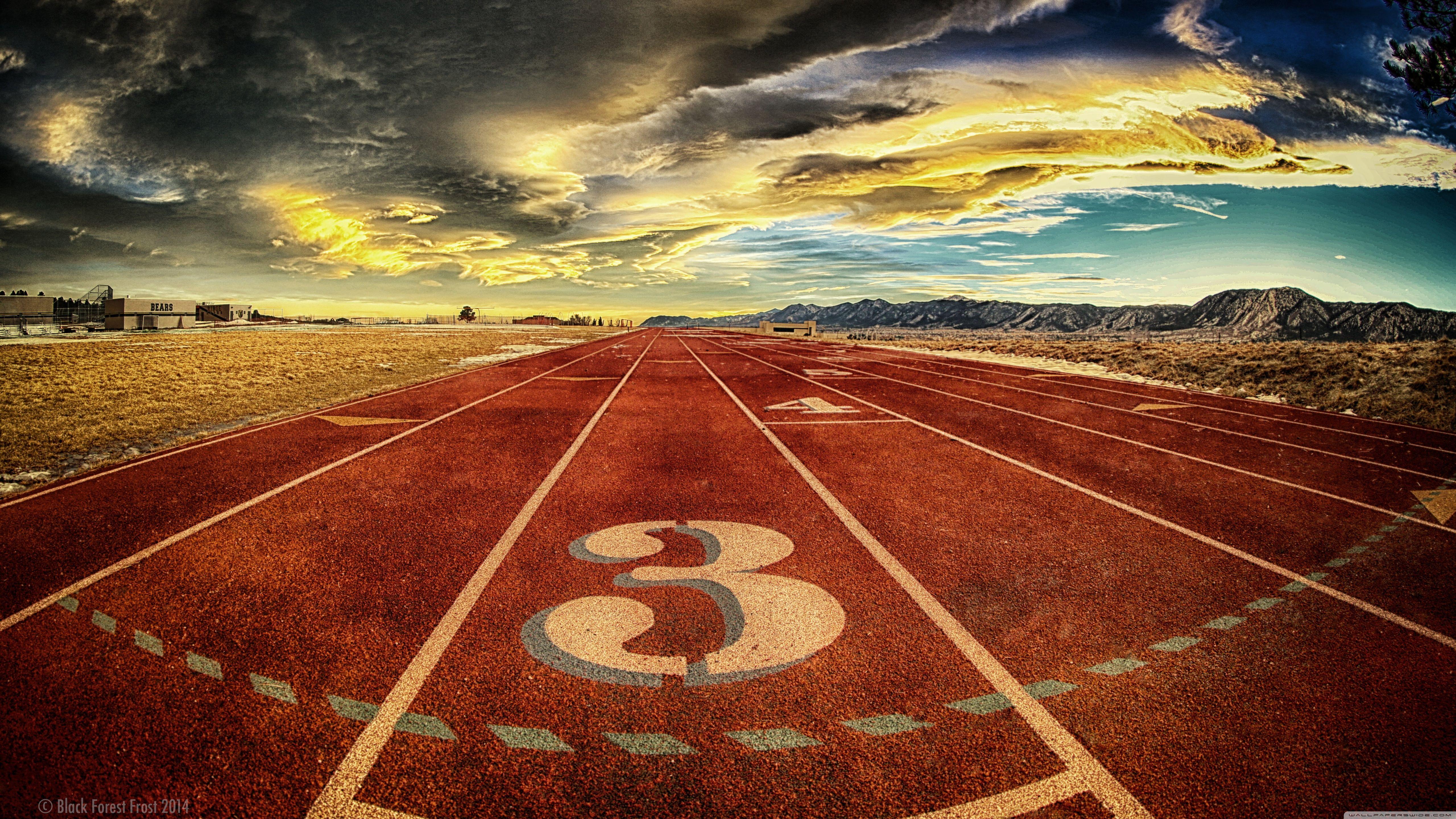 5120x2880 Running Track Ultra HD Desktop Background Wallpaper for 4K UHD TV