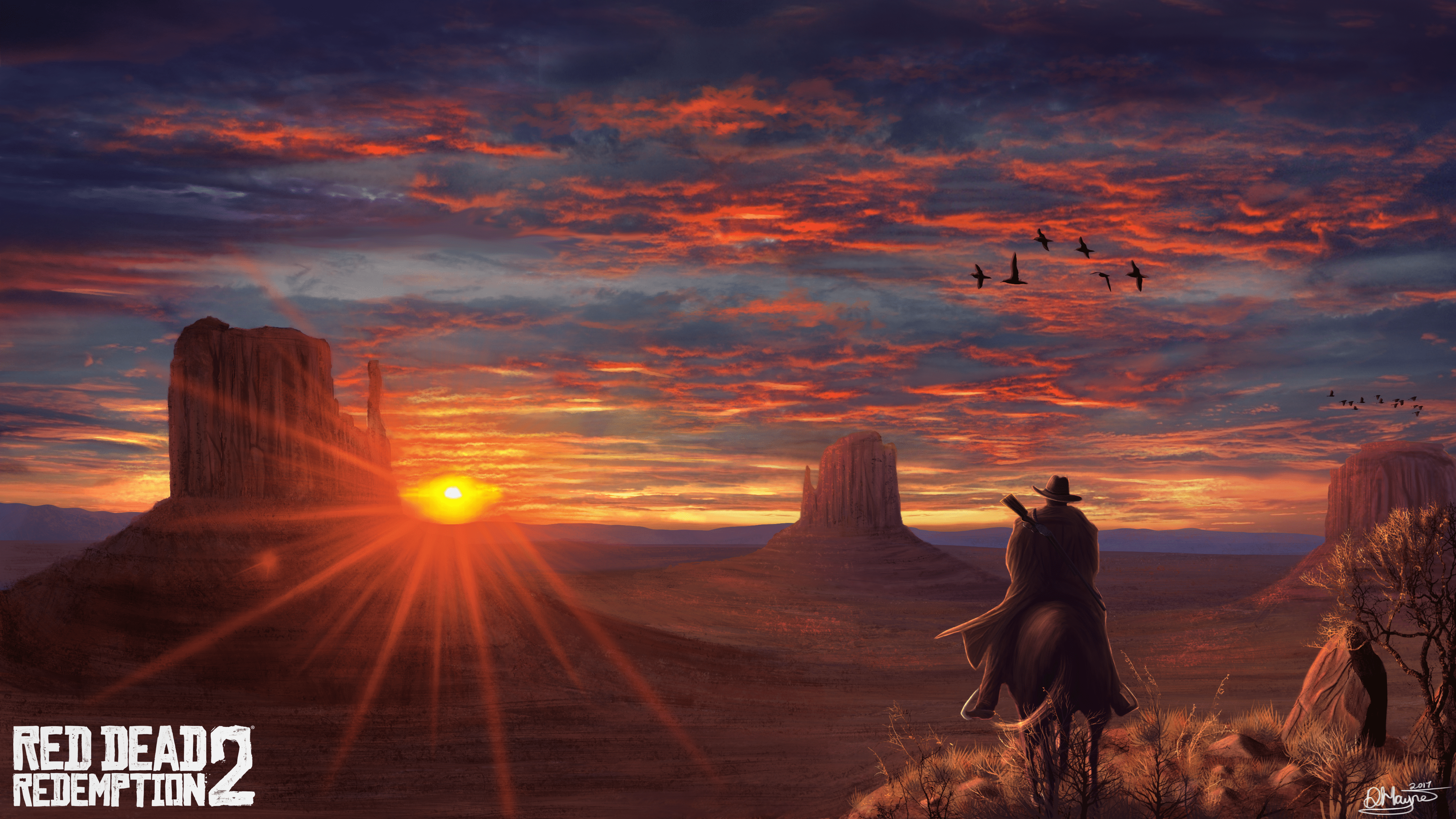 3840x2160 Cao bồi lúc hoàng hôn https://wallpaperaccess.com/full/3371173.png