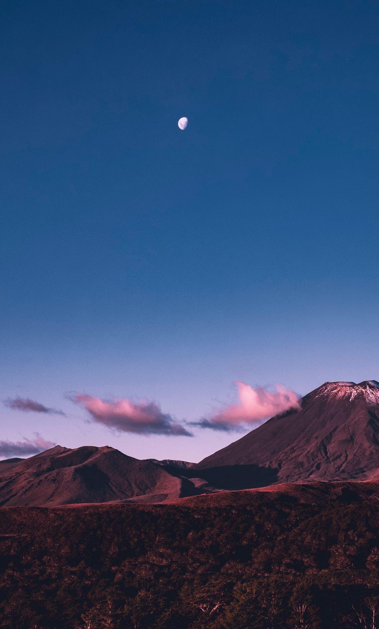 1280x2120 Beautiful, landscapes, New Zealand, evening wallpaper
