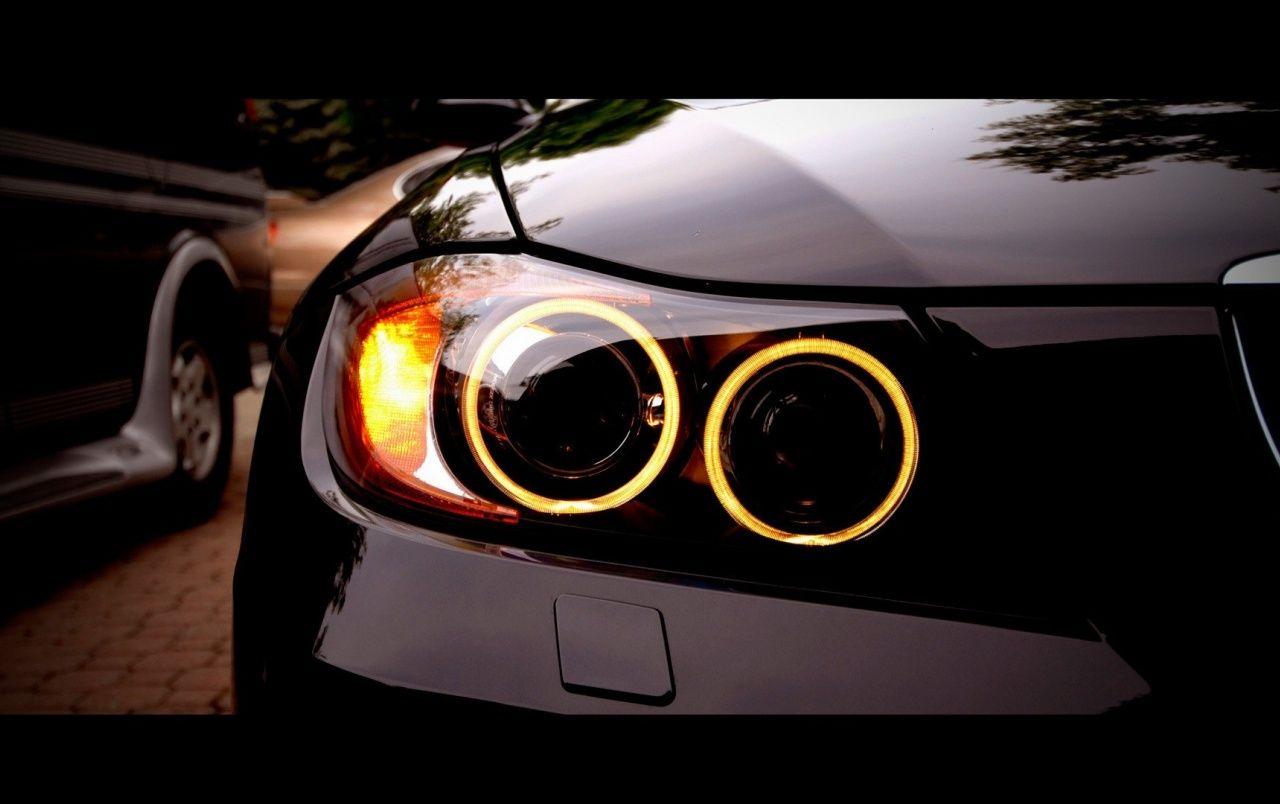1280x804 BMW angel eyes wallpaper. BMW angel eyes