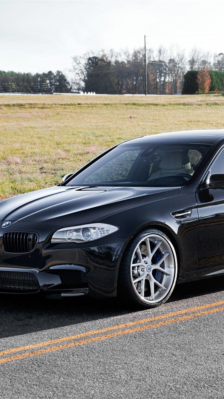 750x1334 BMW M5 F10 Black Car Side View 750x1334 IPhone 8 7 6 6S Wallpaper