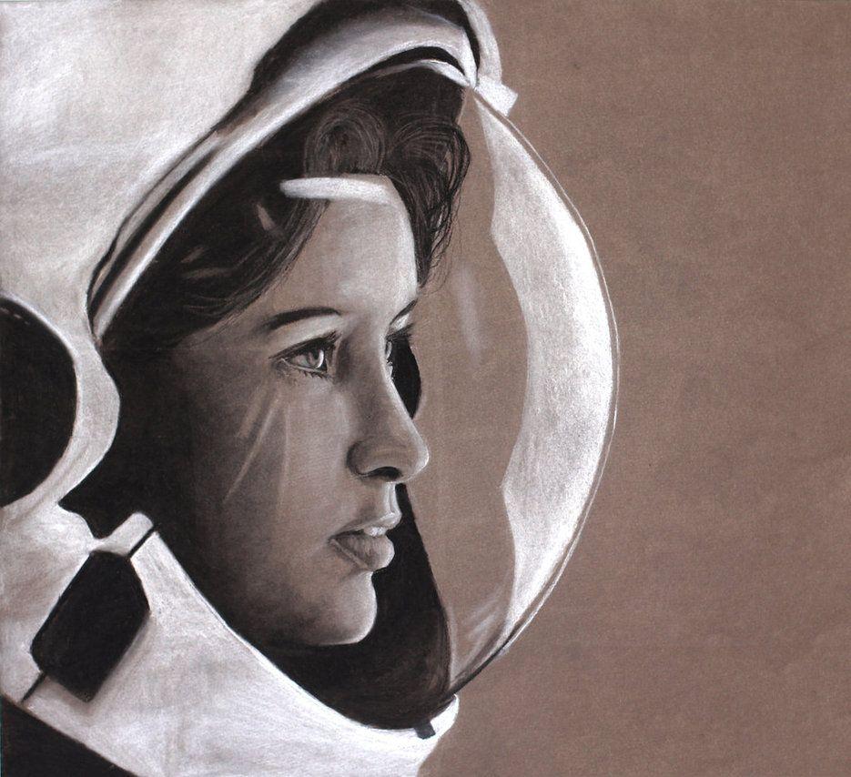 935x854 Astronaut Girl By R3D FOX