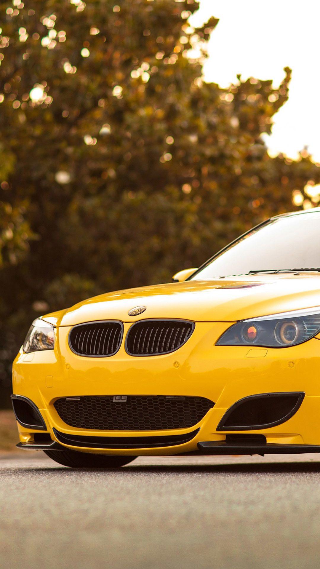 1080x1920 Yellow BMW M5 iPhone HD Wallpaper HD