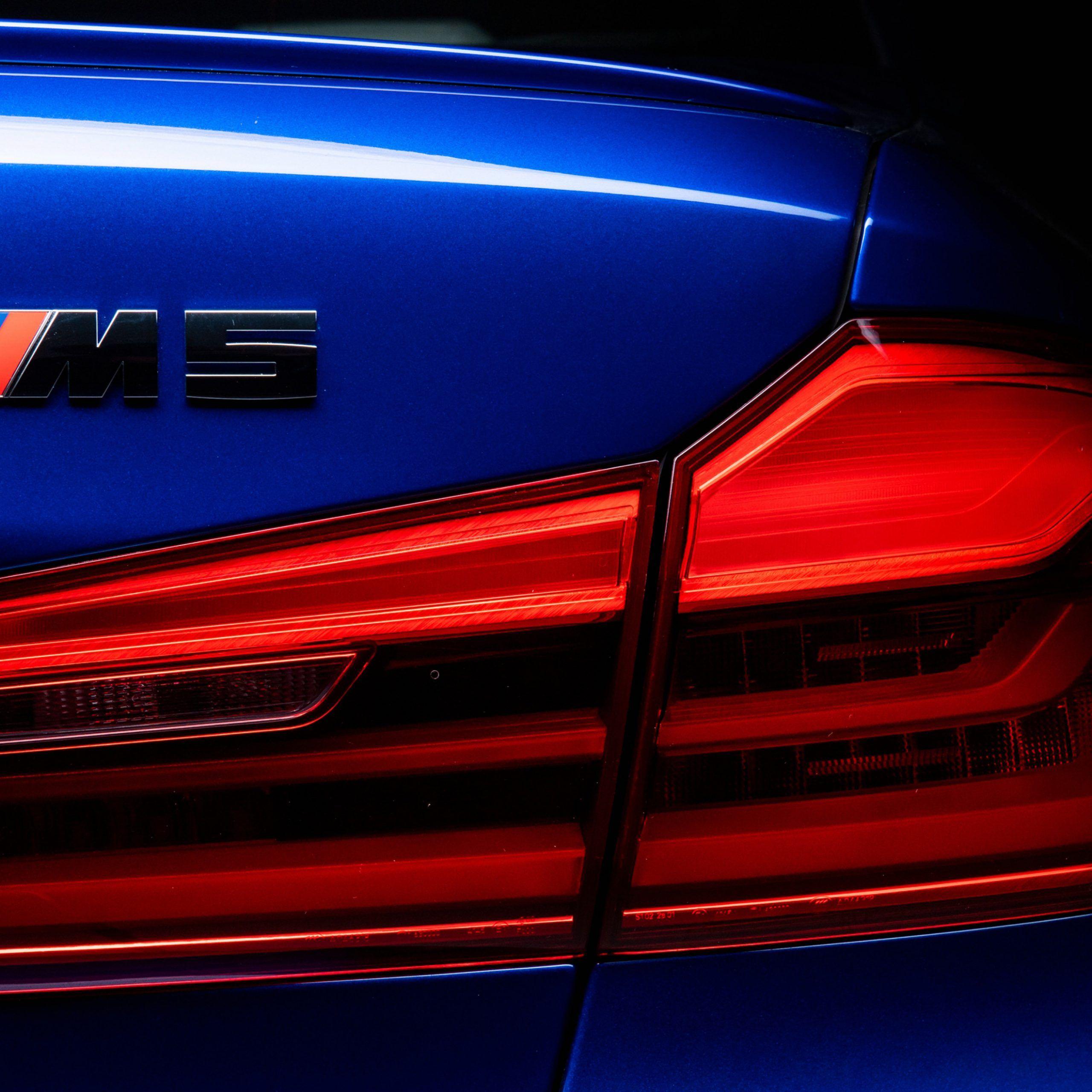 2560x2560 BMW M5 LED Tail lights 4K Wallpaper. HD Wallpaper. ID