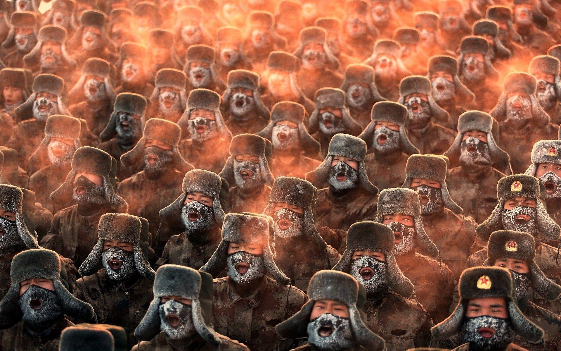 1920x1200 army, Military, China, Chinese, Asian, Group Of People, Open Mouth Wallpaper HD / Desktop and Mobile Background