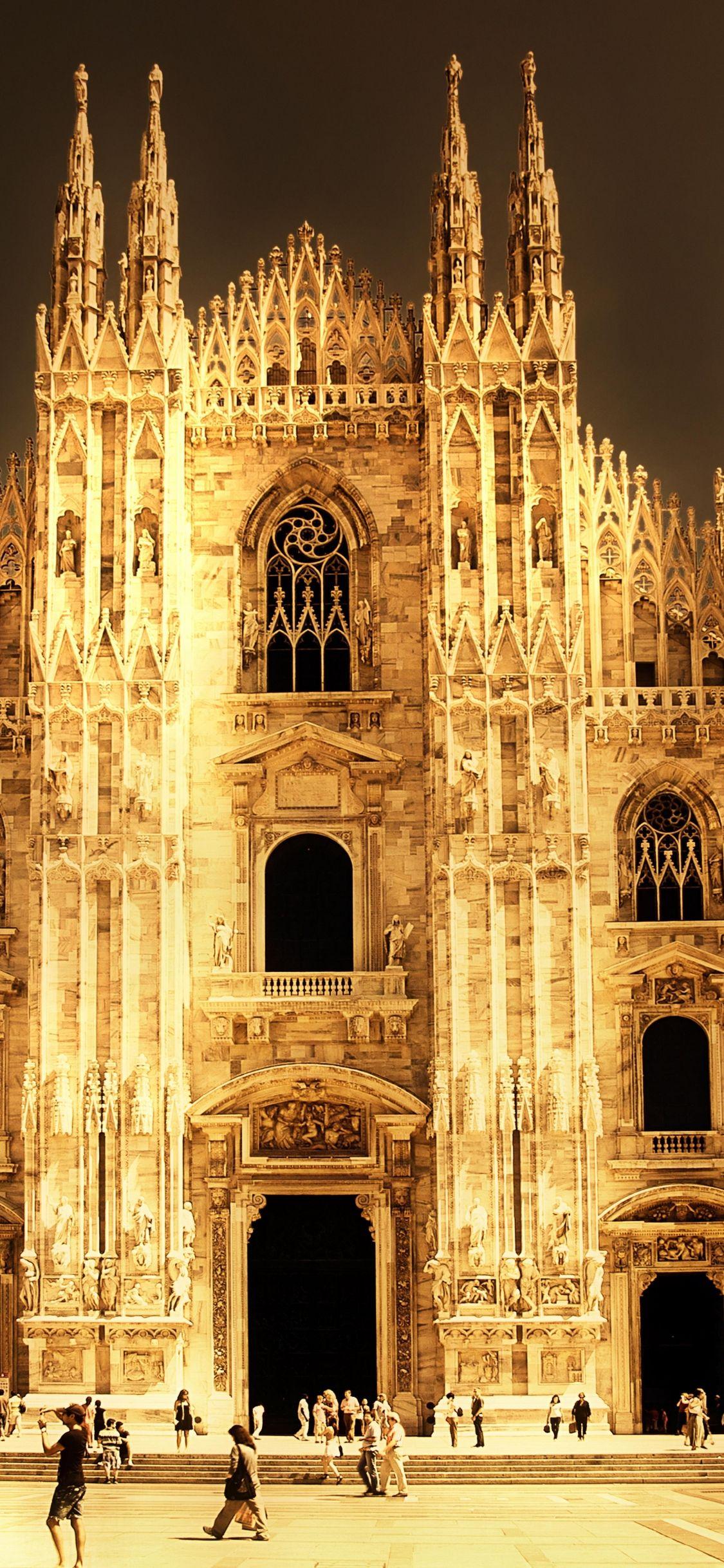 1125x2436 Free download 9 Milan Cathedral HD Wallpaper Background Image
