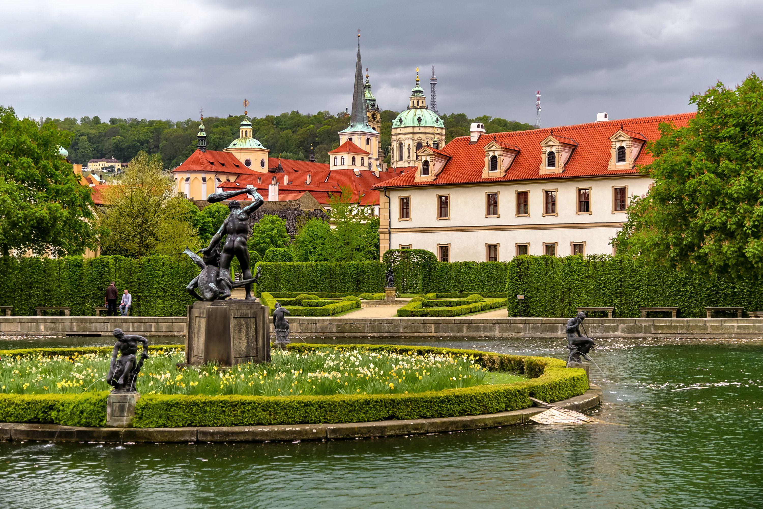 3000x2000 Image Prague Czech Republic Fountains Wallenstein Garden 3000x2000