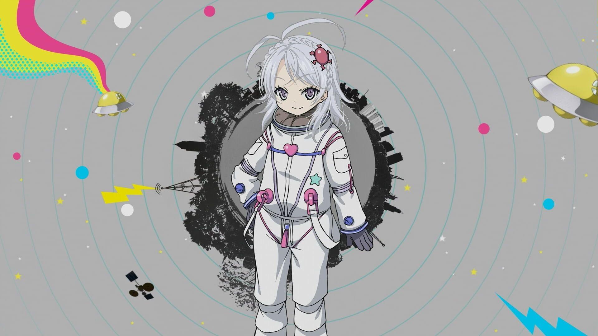 1920x1080 Girl astronaut anime photo HD wallpaper