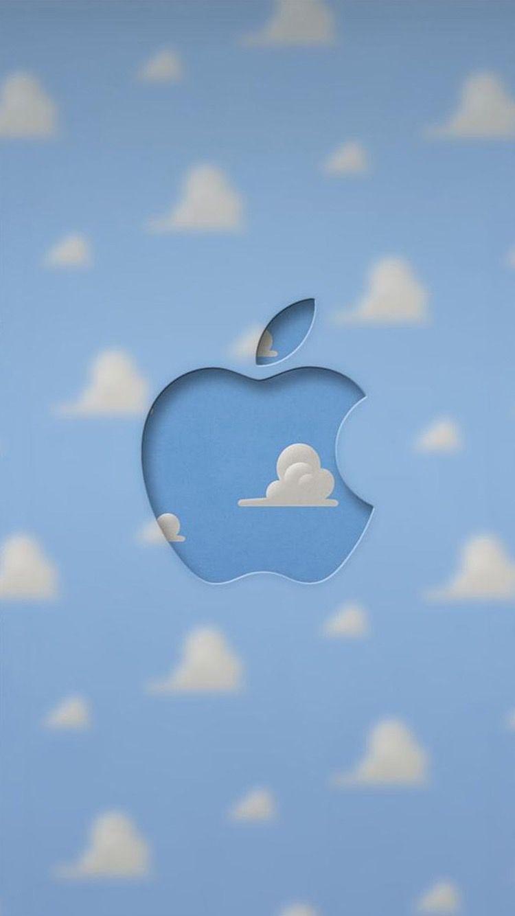 750x1334 Wallpaper. Apple logo wallpaper