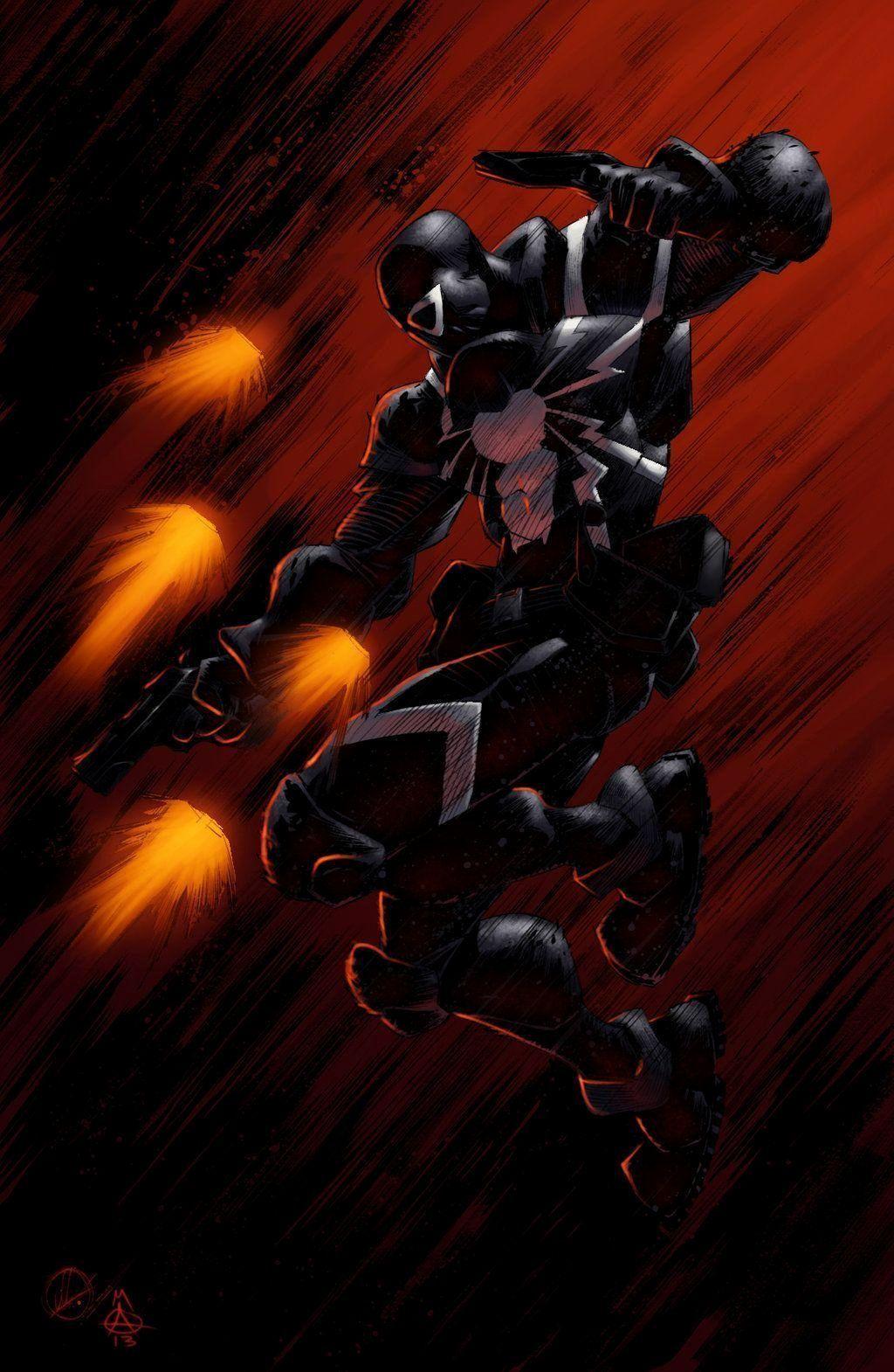 1024x1570 Elegant Agent Venom Wallpaper Combination