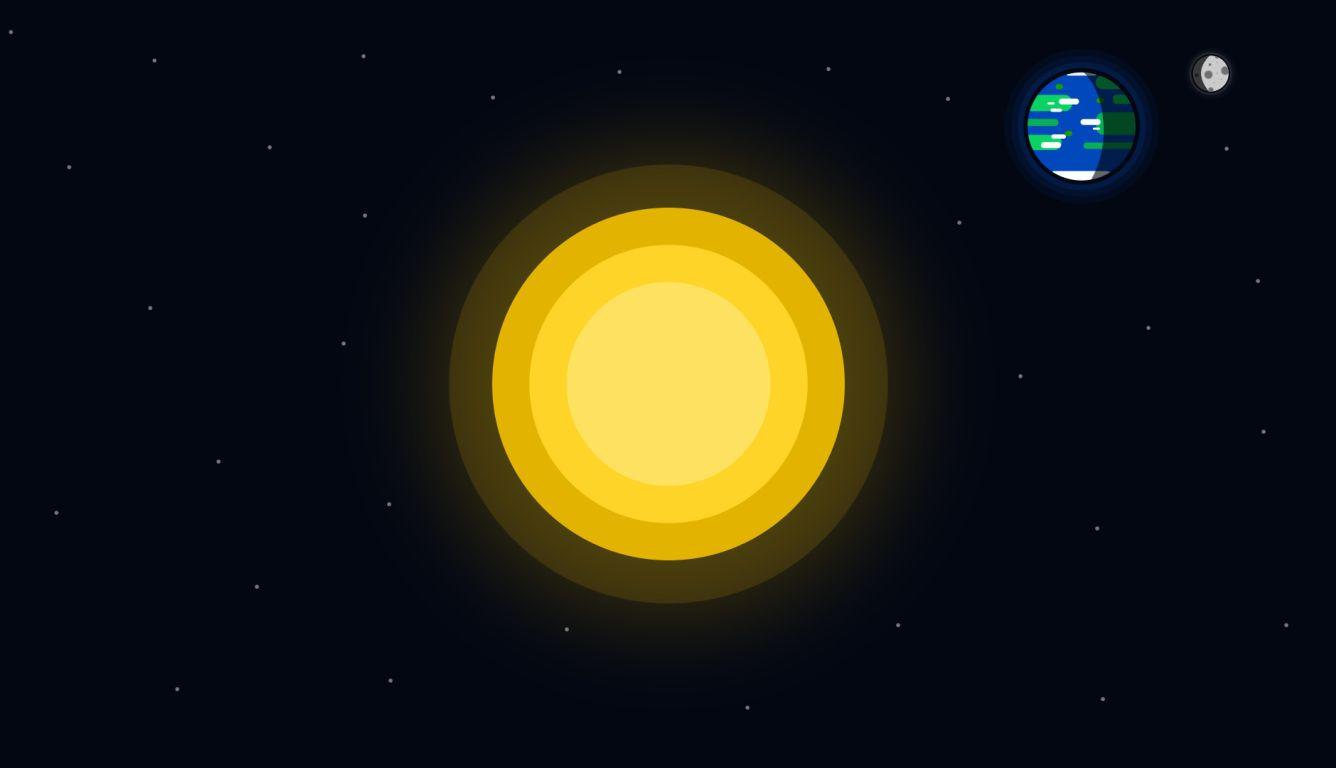 1336x768 Minimalism Universe HD Laptop Wallpaper, HD Minimalist 4K